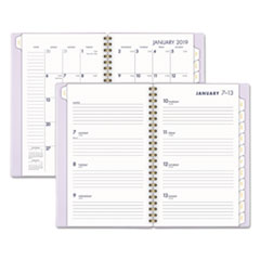 COLOR BAR WEEKLY/MONTHLY PLANNERS, 4 7/8 X 11, LILAC,