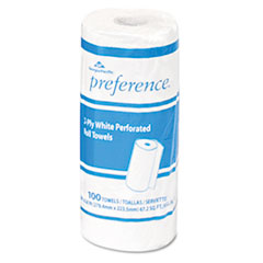 Perforated Paper Towel, 8-4/5 x 11, White, 100/Roll, 30/Carton