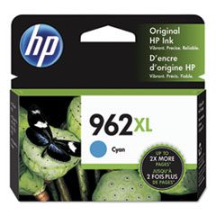 HP 962XL, (3JA00AN) High-Yield Cyan Original Ink Cartridge