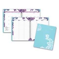 Wild Washes Weekly/Monthly Planner, Wild Washes Flora/Fauna Artwork, 11 x 8.5, Blue Cover, 13-Month (Jan-Jan): 2023-2024
