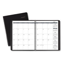 Monthly Planner, 8.75 x 7, Black Cover, 18-Month (July to Dec): 2022 to 2023