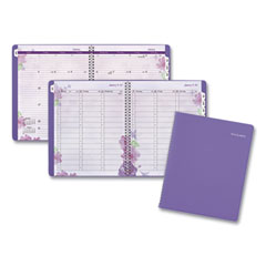 Beautiful Day Weekly/Monthly Planner, Vertical-Column Format, 11 x 8.5, Purple Cover, 13-Month (Jan to Jan): 2023 to 2024