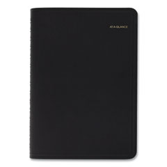 Daily Appointment Book with 30-Minute Appointments, 8 x 5, Black Cover, 12-Month (Jan to Dec): 2023