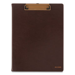 Signature Collection Monthly Clipfolio, 11 x 8, Distressed Brown Cover, 13-Month (Jan to Jan): 2023 to 2024