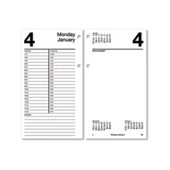 Large Desk Calendar Refill, 4.5 x 8, White Sheets, 2023