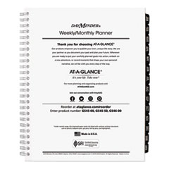DayMinder Executive Weekly/Monthly Refill, 8.75 x 7, White Sheets, 12-Month (Jan to Dec): 2023