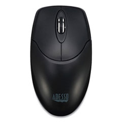 iMouse M60 Antimicrobial Wireless Mouse, 2.4 GHz Frequency/30 ft Wireless Range, Left/Right Hand Use, Black