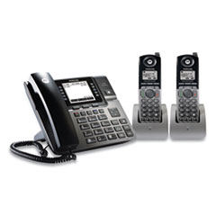 4 line phone system bundle, 2 additional cordless handsets