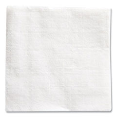 Embossed Beverage Napkins, 1-Ply, 9.5 x 9.5, White, 3,000/Carton