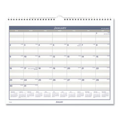 Multi Schedule Wall Calendar, 15 x 12, White/Gray Sheets, 12-Month (Jan to Dec): 2023