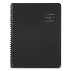 Contemporary Lite Weekly/Monthly Planner, 11 x 8.25, Black Cover, 12-Month (Jan to Dec): 2023