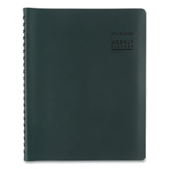 Contemporary Weekly/Monthly Planner, 11 x 8.25, Forest Green Cover, 12-Month (Jan to Dec): 2023