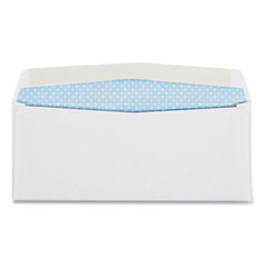 Double Window Security-Tinted Check Envelope, #8 5/8, Commercial Flap, Gummed Closure, 3.63 X 8.63, White, 550/box