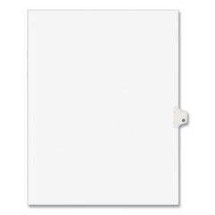 Preprinted Legal Exhibit Side Tab Index Dividers, Avery Style, 26-Tab, O, 11 x 8.5, White, 25/Pack, (1415)