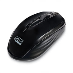 iMouse S50 Wireless Mini Mouse, 2.4 GHz Frequency/33 ft Wireless Range, Left/Right Hand Use, Black