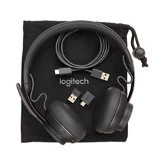 Zone Wireless Plus-UC Binaural Over-the-Head Headset,  Black