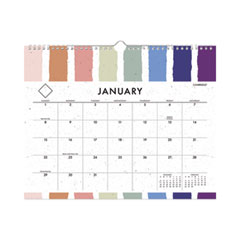 GreenPath Wall Calendar, 15 x 12, White/Green Sheets, 12-Month (Jan to Dec): 2023