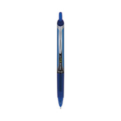 Precise V10RT Roller Ball Pen, Retractable, Bold 1 mm, Blue Ink, Blue Barrel, Dozen
