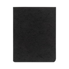 PRESSTEX Report Cover with Tyvek Reinforced Hinge, Top Bound, Two-Piece Prong Fastener, 2" Capacity, 8.5 x 11, Black/Black