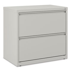 Lateral File, 2 Legal/Letter-Size File Drawers, Light Gray, 30" x 18.63" x 28"