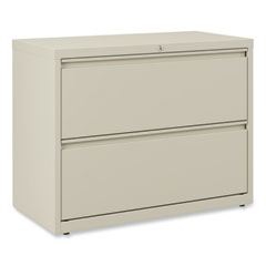Lateral File, 2 Legal/Letter-Size File Drawers, Putty, 36" x 18" x 28"