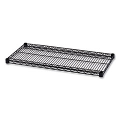 Industrial Wire Shelving Extra Wire Shelves, 36w x 18d, Black, 2 Shelves/Carton