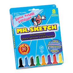 Scented Watercolor Markers, 8 Colors, 8/Set