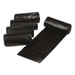 Low Density Can Liners, 33 gal, 1.1 mil, 33" x 39", Black, Interleaved Roll, 20 Bags/Roll, 5 Rolls/Carton