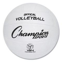 Rubber Volleyball, Official Size, White