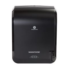 Mechanical Hardwound Paper Towel Roll Dispenser, 16.56" x 10" x 13.5", Black