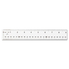 Clear Flexible Acrylic Ruler, Standard/Metric, 18" Long, Clear