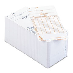 Time Clock Cards for Acroprint ATR120, Two Sides, 3.5 x 7, 250/Pack