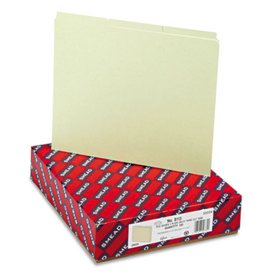 Pressboard Letter 1/3 Tab 50/Box Blank Recycled Tab File Guides 