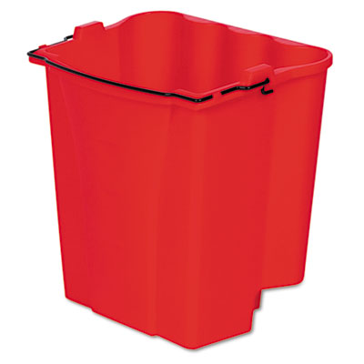 Dirty Water Bucket for Wavebrake Bucket/Wringer, 18qt, Red