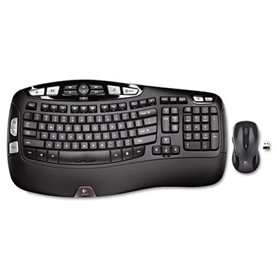 Wireless Keyboard  on Logitech   Mk550 Wireless Desktop Set  Keyboard Mouse  Usb  Black