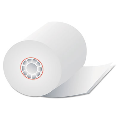 Two-Ply Calculator/Cash Register Rolls, 3" x 90 feet, White/Whit Two-Ply Calculator/Cash Register Rolls, 3" x 90 feet, White/Whit