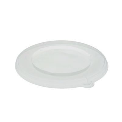 Pactiv Evergreen EarthChoice® EarthChoice PP Lid for Fiber Blend Bowl, 8" Diameter, Clear, Plastic, 200/Carton