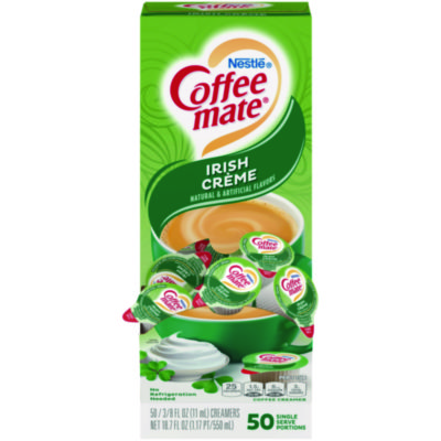 Coffee Mate Liquid Creamer Irish Crème Mini Cups 50Ct NES35112