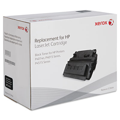 6R1443 Compatible Remanufactured Toner, 11700 Page-Yield, Black