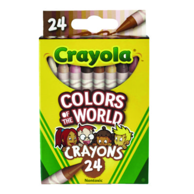 Colors+of+the+World+Crayons+Assorted+24%2fPack+520108