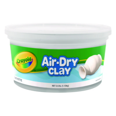 Crayola Air-Dry ClayWhite 2.5 lbs 575050
