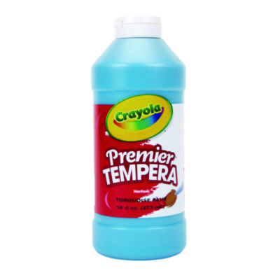 Crayola+Premier+Tempera+Paint+Turquoise+16+oz+Bottle+541216048
