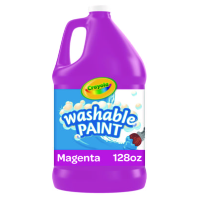Crayola Washable Paint Magenta 1 gal Bottle 542128069