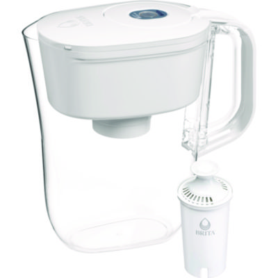 Classic Water Filter Pitcher 40 oz 5 Cups Clear 36089EA