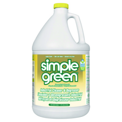 Simple Green Industrial Cleaner and Degreaser Concentrated Lemon 1gal Bottle 6/Carton 3010200614010