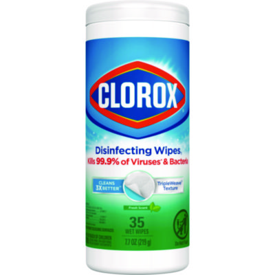 Disinfecting+Wipes+1-Ply+7+x+8+Fresh+Scent+White+35%2fCanister+12+Canisters%2fCarton+01593