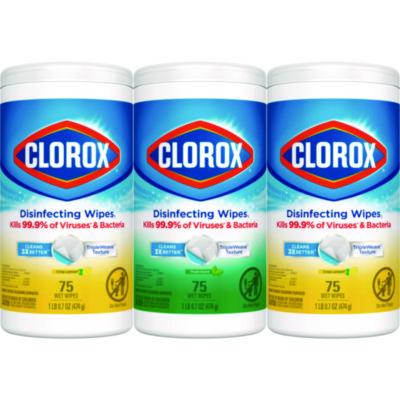 Clorox+Disinfecting+Wipes+Fresh+Scent%2fCitrus+Blend+3-Pack+30208