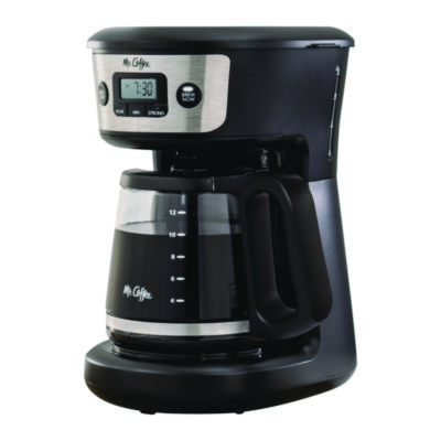 12-Cup+Programmable+Coffee+Maker+Black%2fStainless+Steel+21766192176620