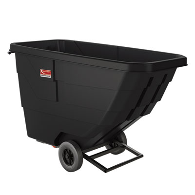 Suncast Commercial® 0.75 cu yd Light Duty Tilt Truck, 750 lb Capacity, Black