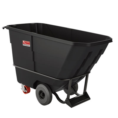 Suncast Commercial® 0.5 cu yd Heavy Duty Tilt Truck, 1,350 lb Capacity, Black